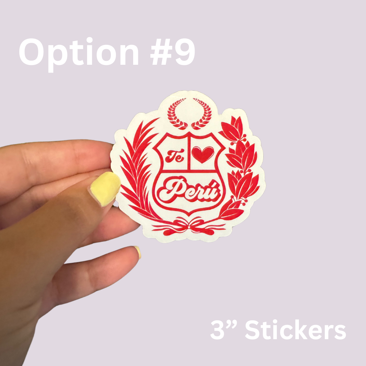 Peruvian Stickers 3"