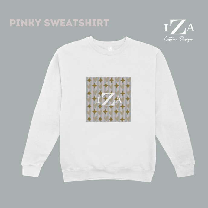 Iza Woman White Sweatshirt