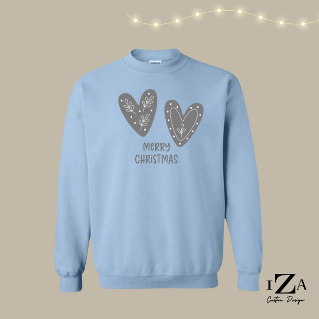 Fleece Crew Love X-mas Woman Sweatshirt
