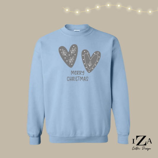 Fleece Crew Love X-mas Woman Sweatshirt