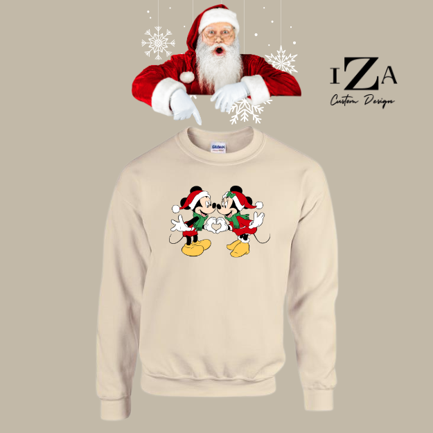 Mickey & Minie X-mas Unisex Sweatshirt
