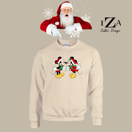 Mickey & Minie X-mas Unisex Sweatshirt
