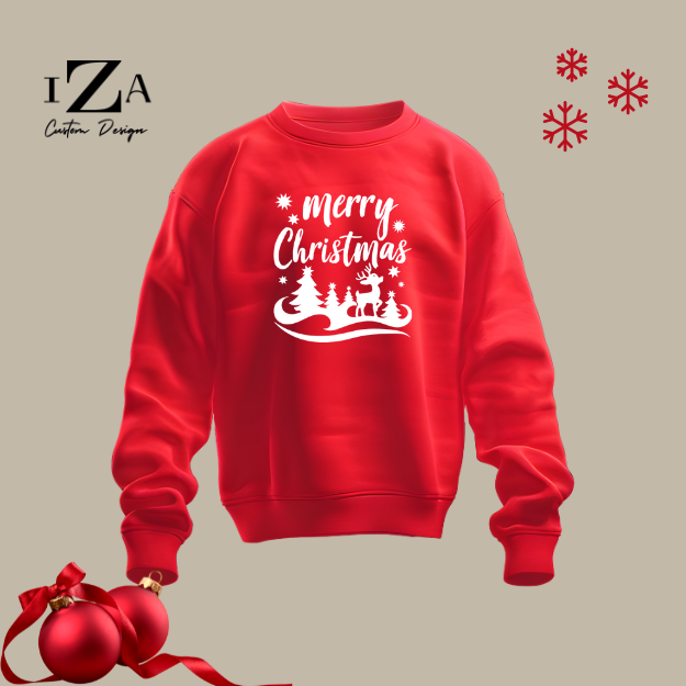 Merry Christmas Sweatshirt Men