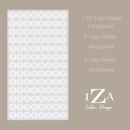 Custom Circle stickers by IZA