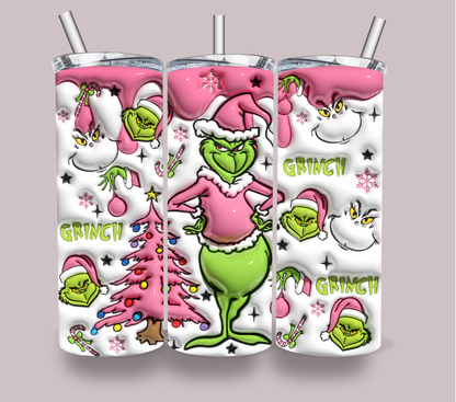 Grinch Skinny Tumbler