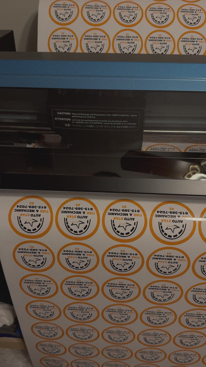 Custom Circle stickers by IZA